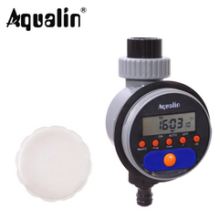 Электронно-механический таймер полива Aqualin с шаровым клапаном (21526)