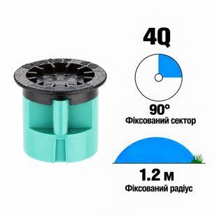 Форсунка Hunter 4 регульований сектор 0-360&deg;, радіус 1,2 м