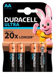 Батарейки Duracell Ultra AA MX1500 LR6 - 4 шт.