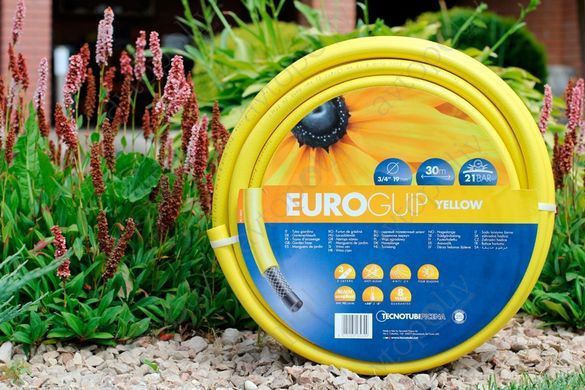 Шланг садовий Tecnotubi Euro Guip Yellow для поливу діаметр 3/4", довжина 30 м (EGY 3/4 30)
