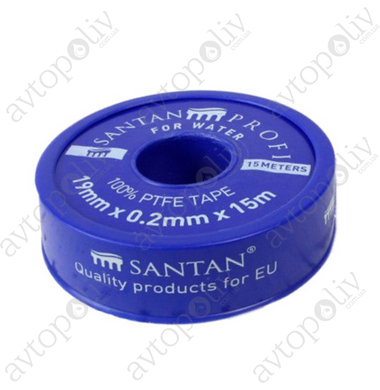 Фум лента Santan 19 мм х 0,2 мм х 15 м