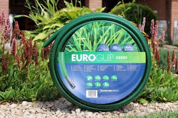 Шланг садовый Tecnotubi Euro Guip Green для полива диаметр 3/4", длина 20 м (EGG 3/4 20)