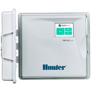 Контролер управління Hunter PHC на 6, 12, 24 зон поливу з WI-FI (зовнішній)