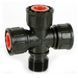 Хрестовина Irritec з накидними гайками 1&Prime;ВР&times;1&Prime;ВР&times;1&Prime;ВР&times;1&Prime;ЗР