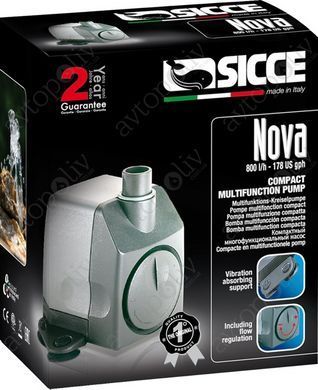 Универсальная циркуляционная помпа SICCE NOVA 800 л/ч (PRN100)