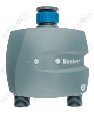 Таймер полива Hunter BTT-201 с Bluetooth модулем на 2 зоны полива