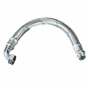 Гнучкий шланг із коліном TFG/6 товщина 3/4", довжина 60 см., різьба 1" ЗР-ВР
