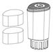 Картридж Sicce Refill Cartridge+Foam (SKT0001/A) для фильтра Shark ADV