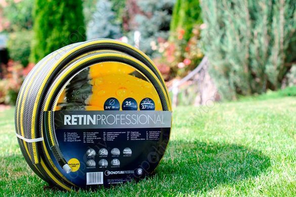 Шланг садовий Tecnotubi Retin Professional для поливу діаметр 5/8", довжина 25 м (RT 5/8 25)