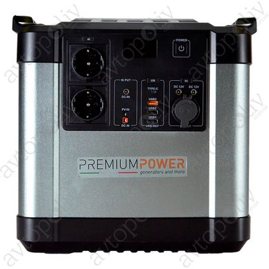 Портативна зарядна електростанція Premium Power PB2000