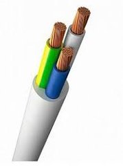 Электрический кабель ПВС 3х0.75 (1 метр)