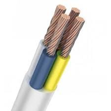 Электрический кабель ПВС 4х0.75 (1 метр)